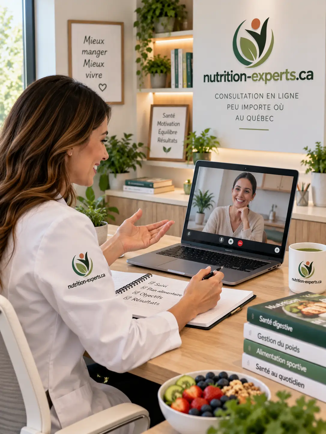 Consultation nutritionnelle par visioconférence